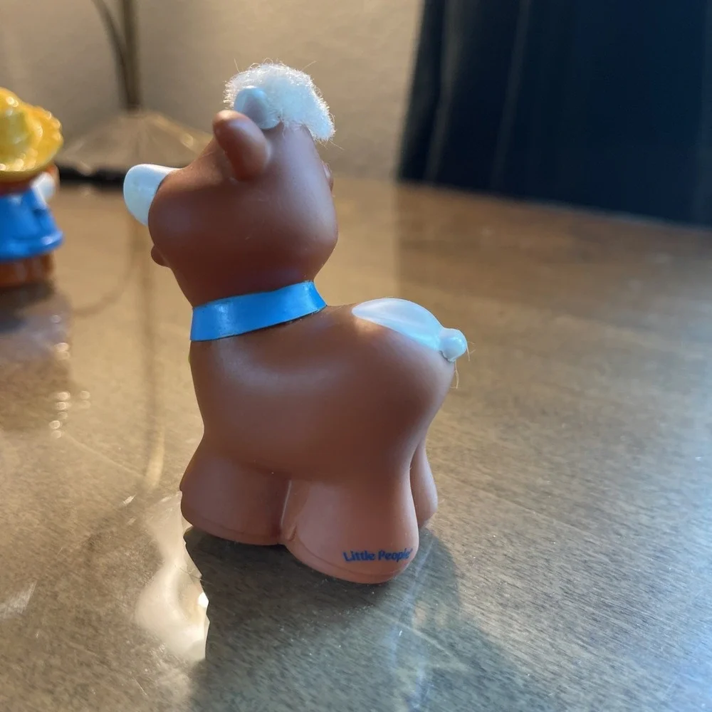 Fisher Price Little People Touch Feel Farm Animals Farmer Horse Sheep Cow Pig